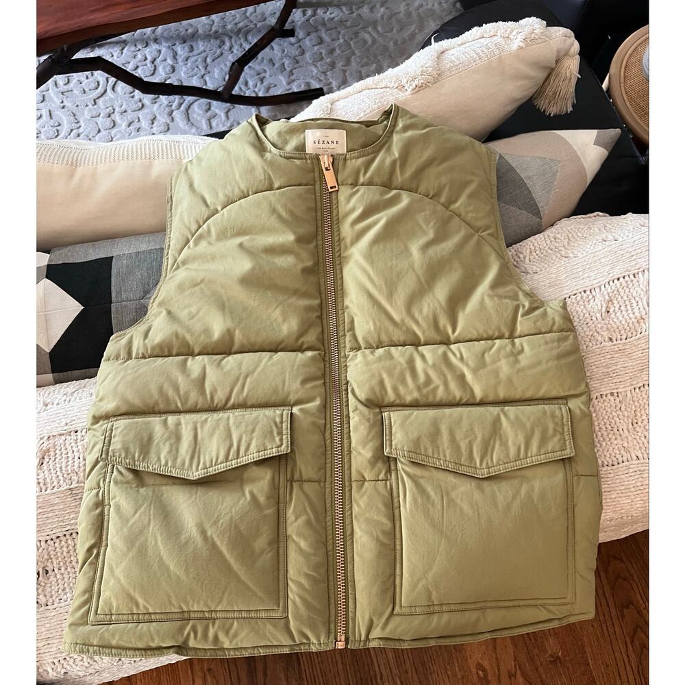 La Maille Sezane Enrica Jacket in Khaki Size 38 / US 6 / M✨ - Picture 8 of 11